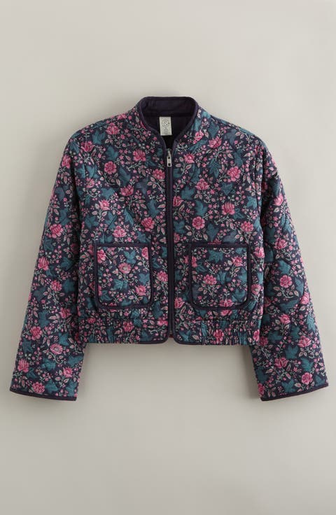 Kids' Quilted Bomber Jacket (Big Kid)