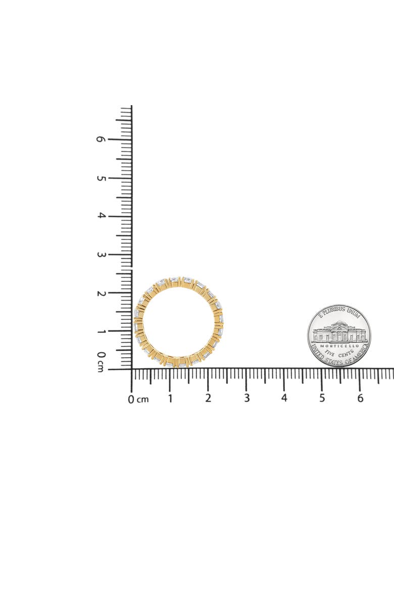 14K Yellow Gold 2.00 Cttw Round Cut Diamond Eternity Band, Alternate, color, Yellow Gold