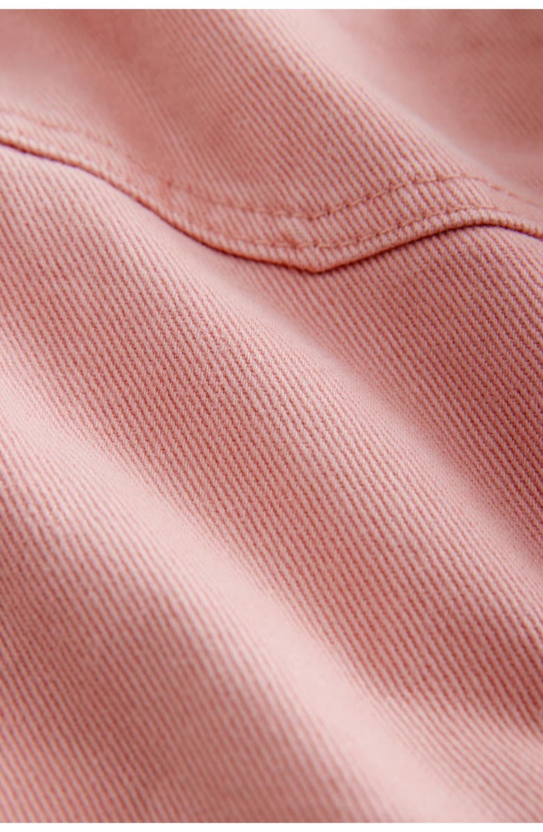 NEXT Corduroy Collar Zip Denim Jacket, Alternate, color, 