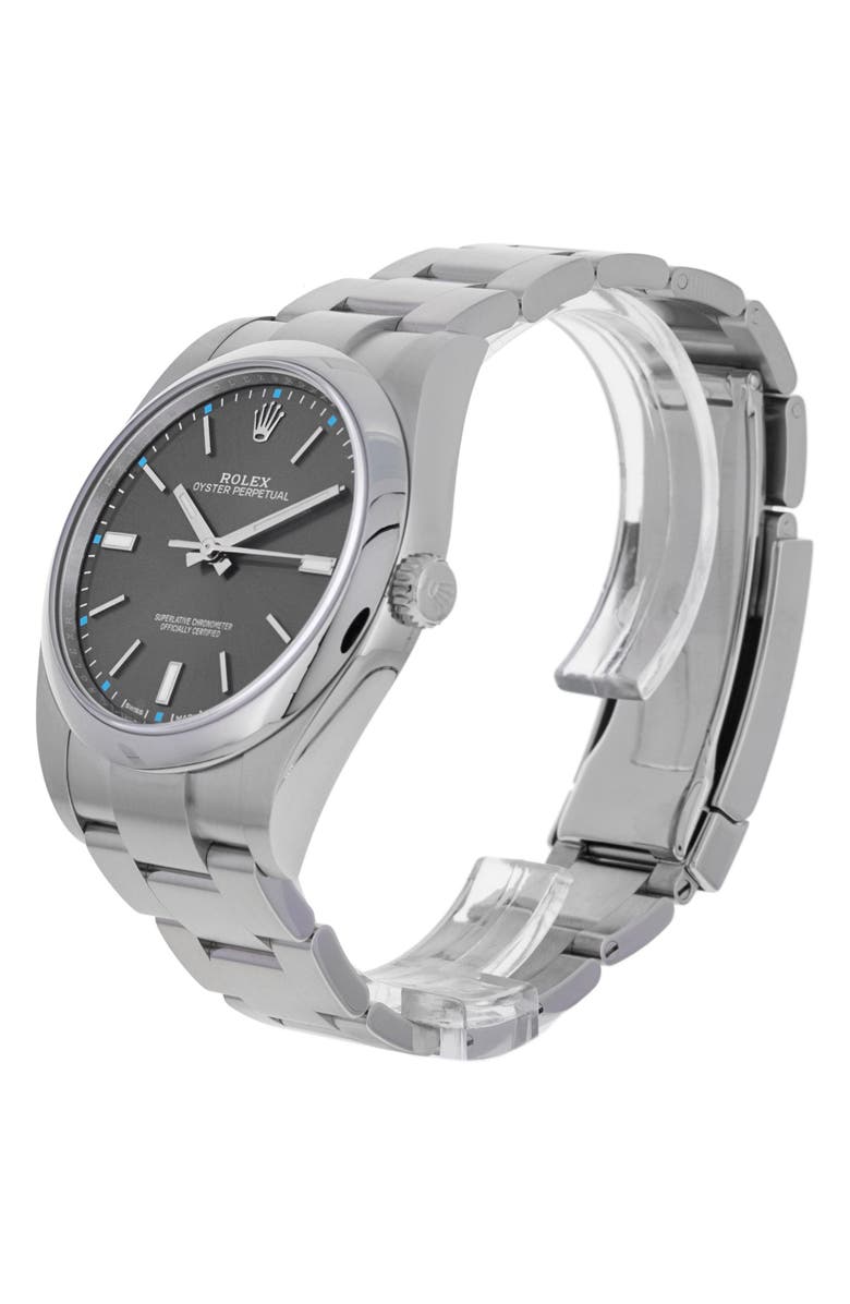 Watchfinder & Co. Rolex Preowned 2019 Oyster Perpetual Bracelet Watch, 39mm, Alternate, color,