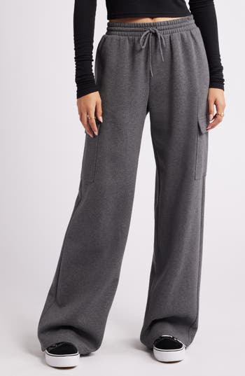 Bp. Baggy Wide Leg Cargo Sweatpants