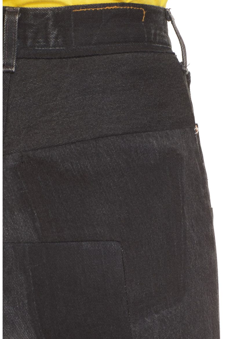 Retooled Moto Jeans, Alternate, color, BLACK