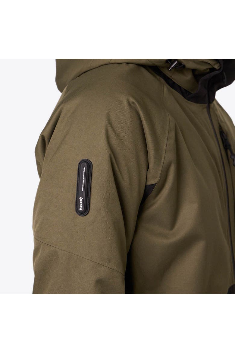 Denali Anorak Heated Waterproof 1/4 Zip Snow Jacket, Alternate, color, Olive