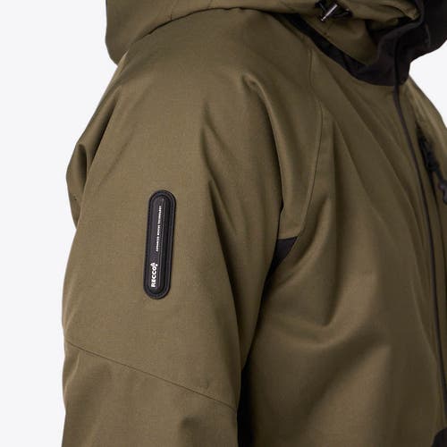 Mobile Warming Heated Waterproof Snow Jacket In Green