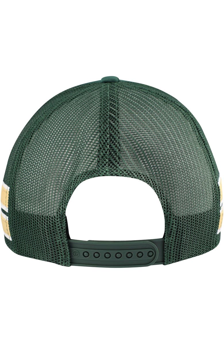 '47 Men's '47 Hunter Green Milwaukee Bucks Sidebrand Stripes Trucker Adjustable Hat, Alternate, color, Hunter Green