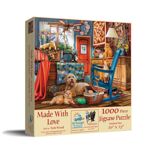 Made With Love 1000 piece Jigsaw Puzzle for Adults