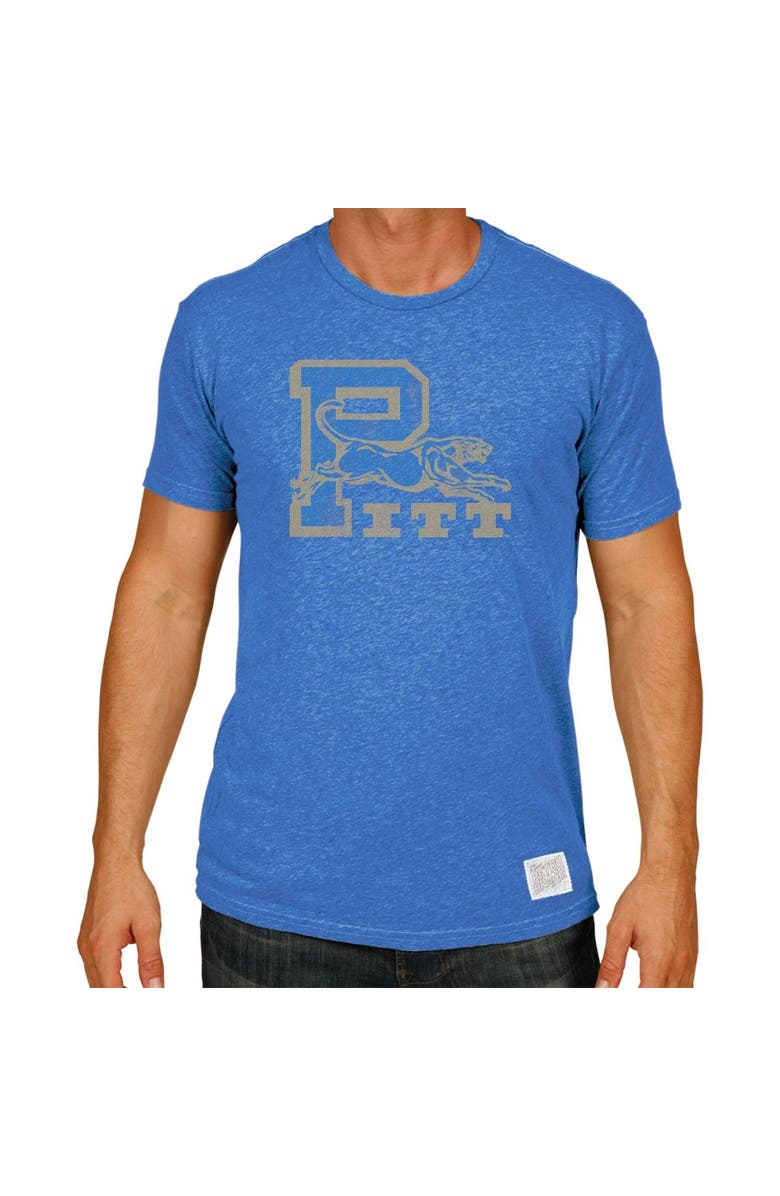 Retro Brand Men's Original Retro Brand Royal Pitt Panthers Big & Tall Mock Twist T-Shirt, Alternate, color, 