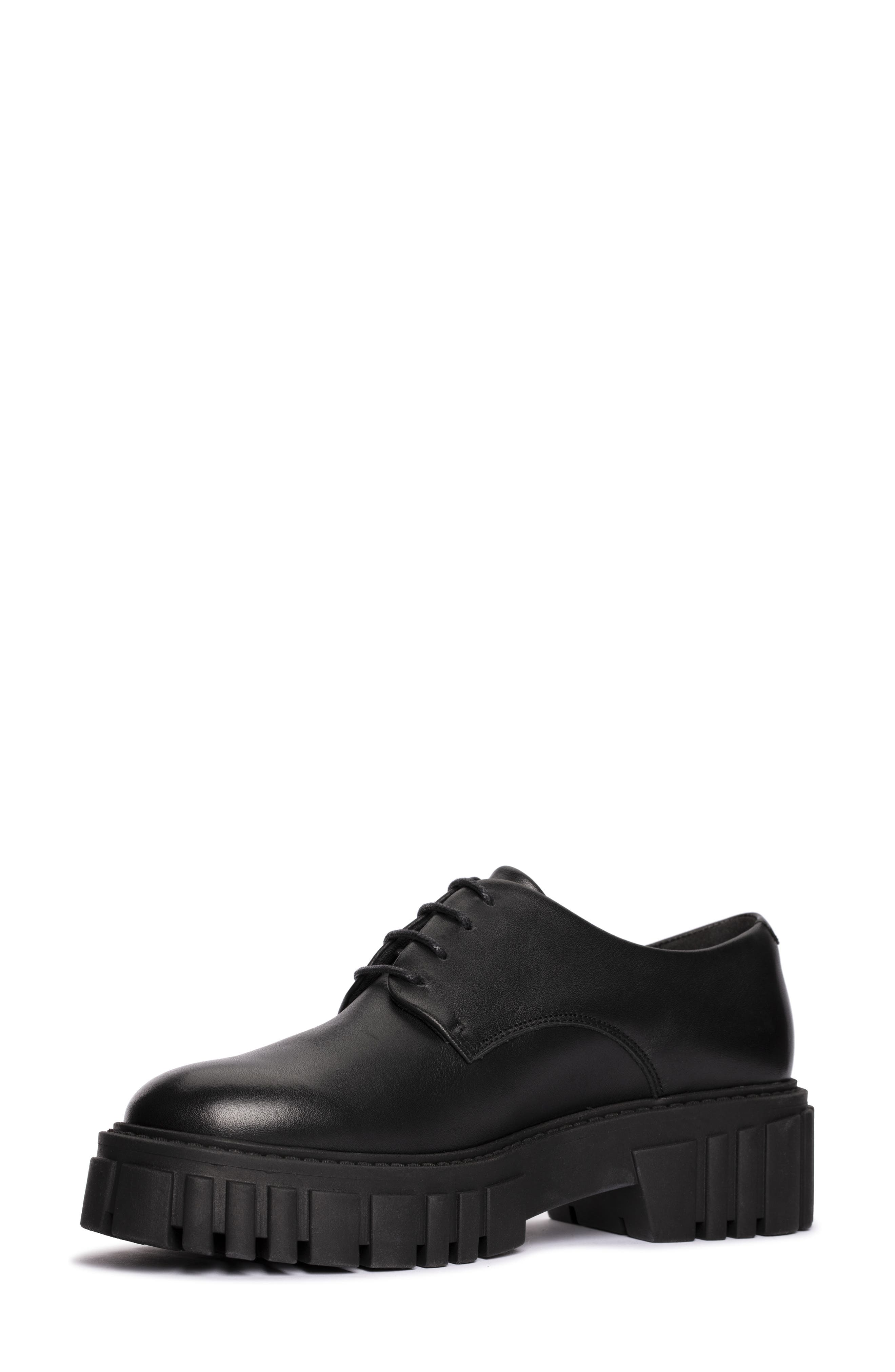 Page Walk Leather Derby, Alternate, color, BLACK LEATHER