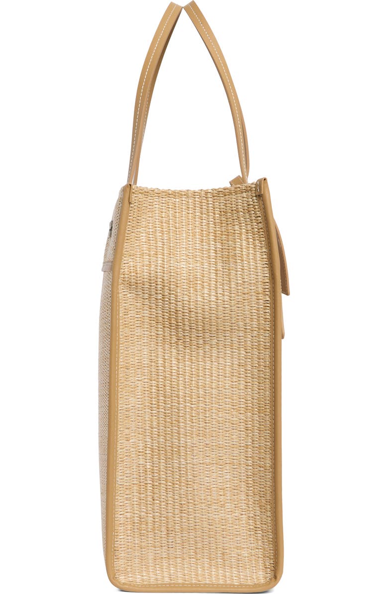 Off-White Large Boxy Tote Bag, Alternate, color, Natural