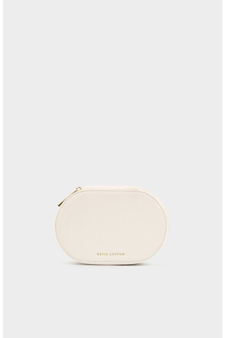 Oval Jewellery Box, Main, color, Off White