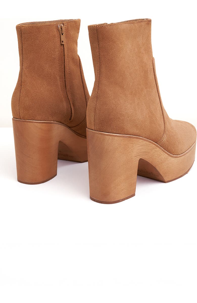 Charlotte Stone Paz Platform Clog Boot, Alternate, color, Camel