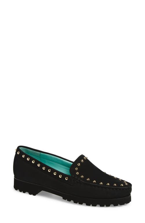 Robert Zur Diane Stud Loafer In Black