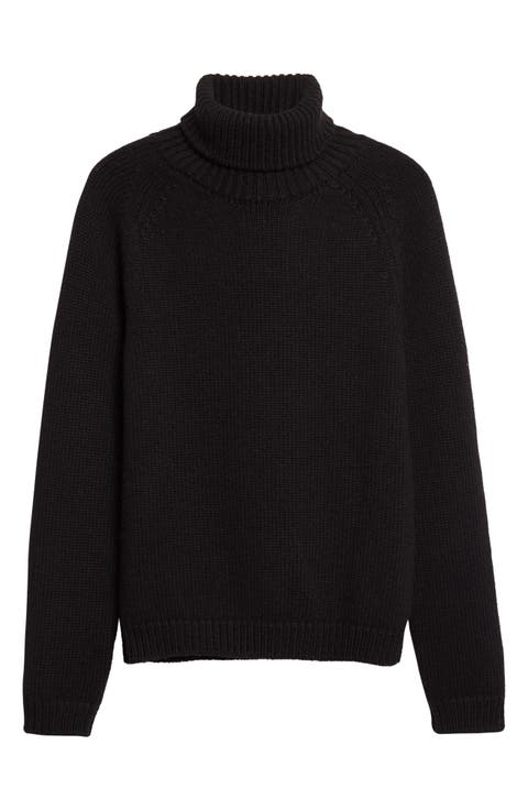 Wool, Cashmere & Mohair Roll Neck Sweater