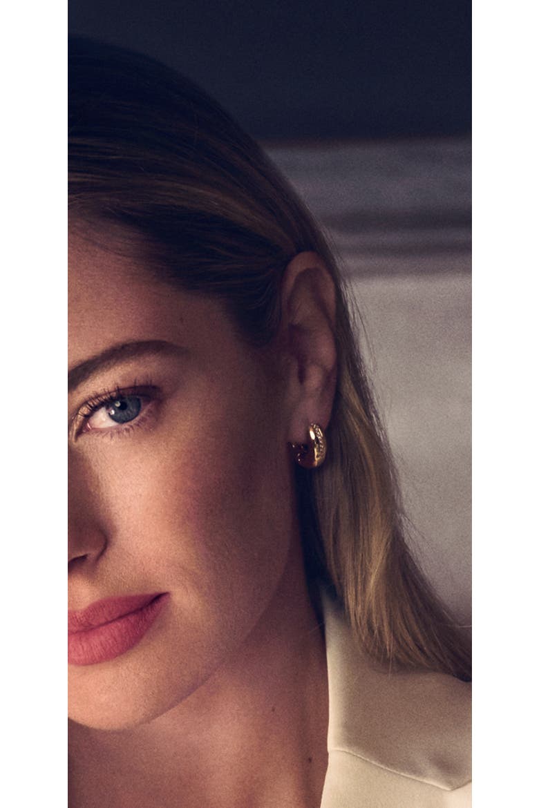 Earrings Palermo Medio, Alternate, color, 18K Gold Plated