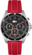 Lacoste Mainsail Chronograph Silicone Strap Watch, 43mm