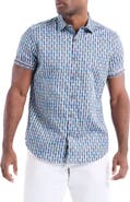 Robert Graham Codnor Short Sleeve Cotton Button-Up Shirt
