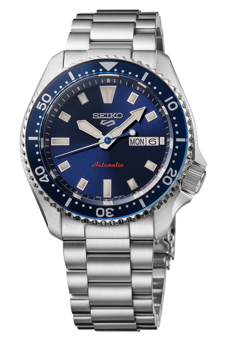 5 Sports Bracelet Watch, 42mm, Main, color, BLUE