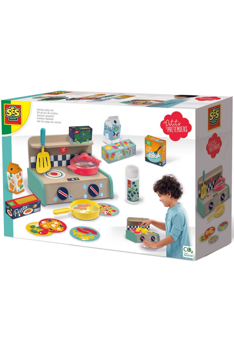 Kitchen Play Set 16 Piece Toy Set, Main, color, Multicolored