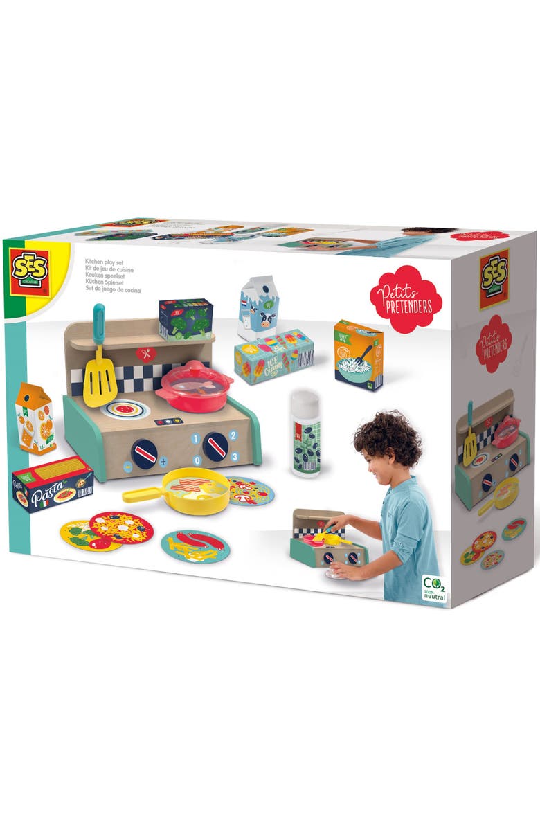 SES Creative Kitchen Play Set 16 Piece Toy Set, Main, color, Multicolored