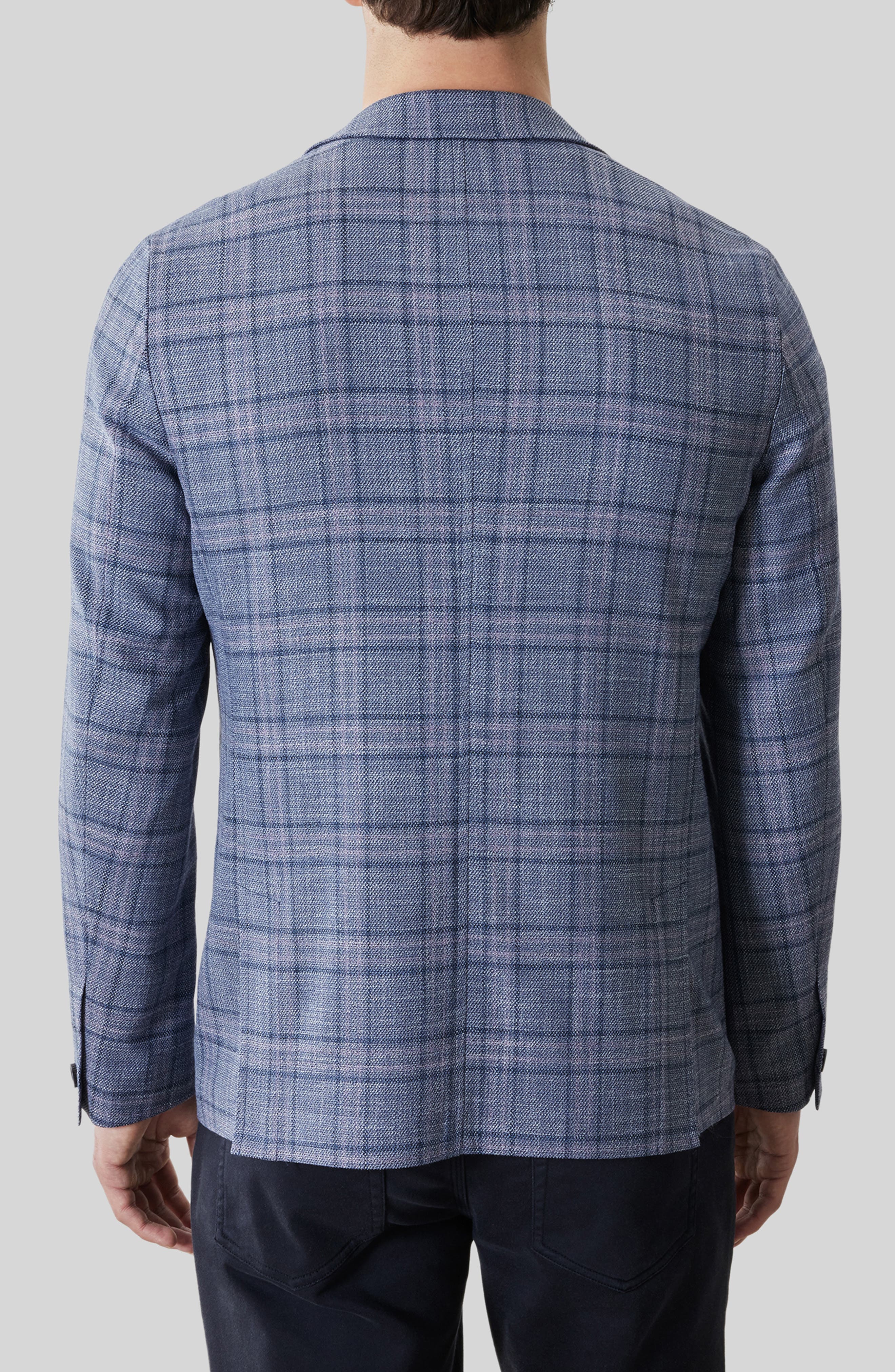Ambrose Plaid Knit Sport Coat - image 4