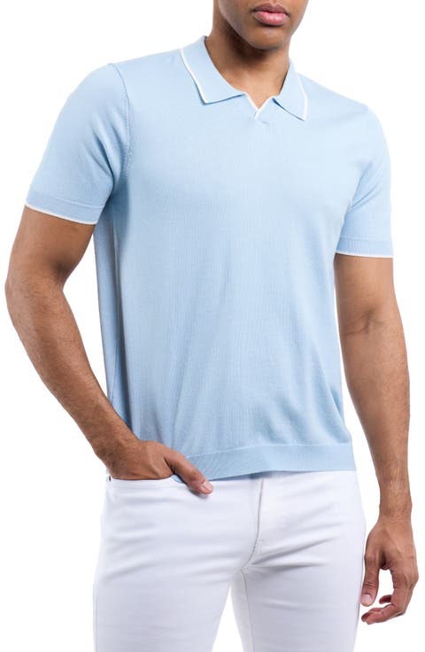 V-Neck Polo Sweater
