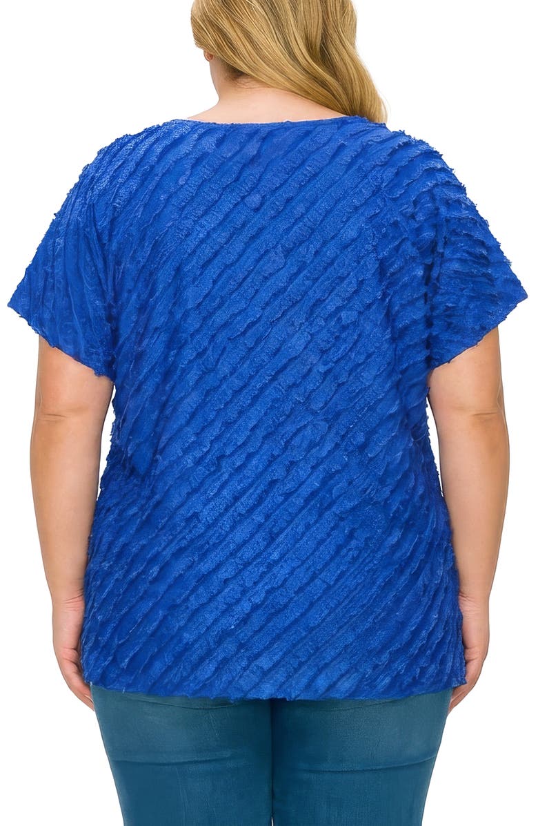 Standards 
Practices Ruffle Top, Alternate, color, Cobalt Blue