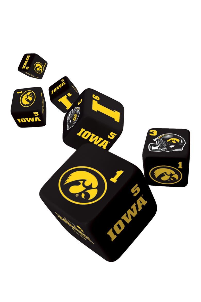 Iowa Hawkeyes Dice Set - 19mm, Alternate, color, Multicolor