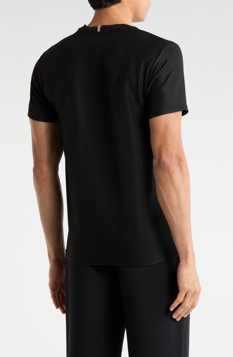 T.R. PREMIUM Textured Crew T-Shirt, Alternate, color, Black