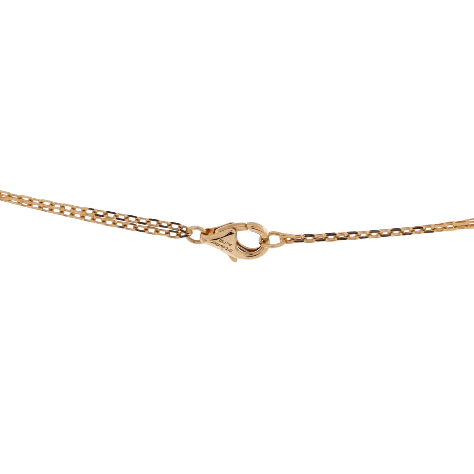 2 Diamonds Love Pendant Necklace 18K Yellow Gold and Diamonds, Alternate, color, Metallic Gold