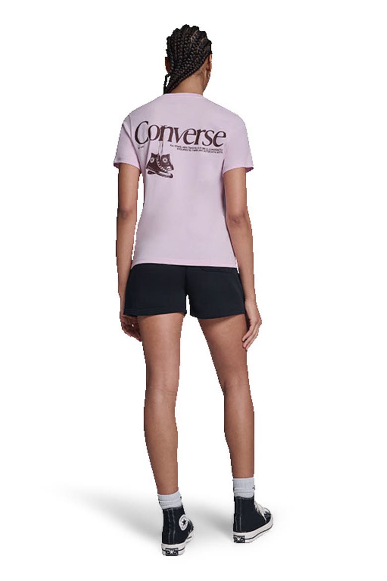 Women's Hanging Shoes T-Shirt, Alternate, color, NEW FOUND BLOOM