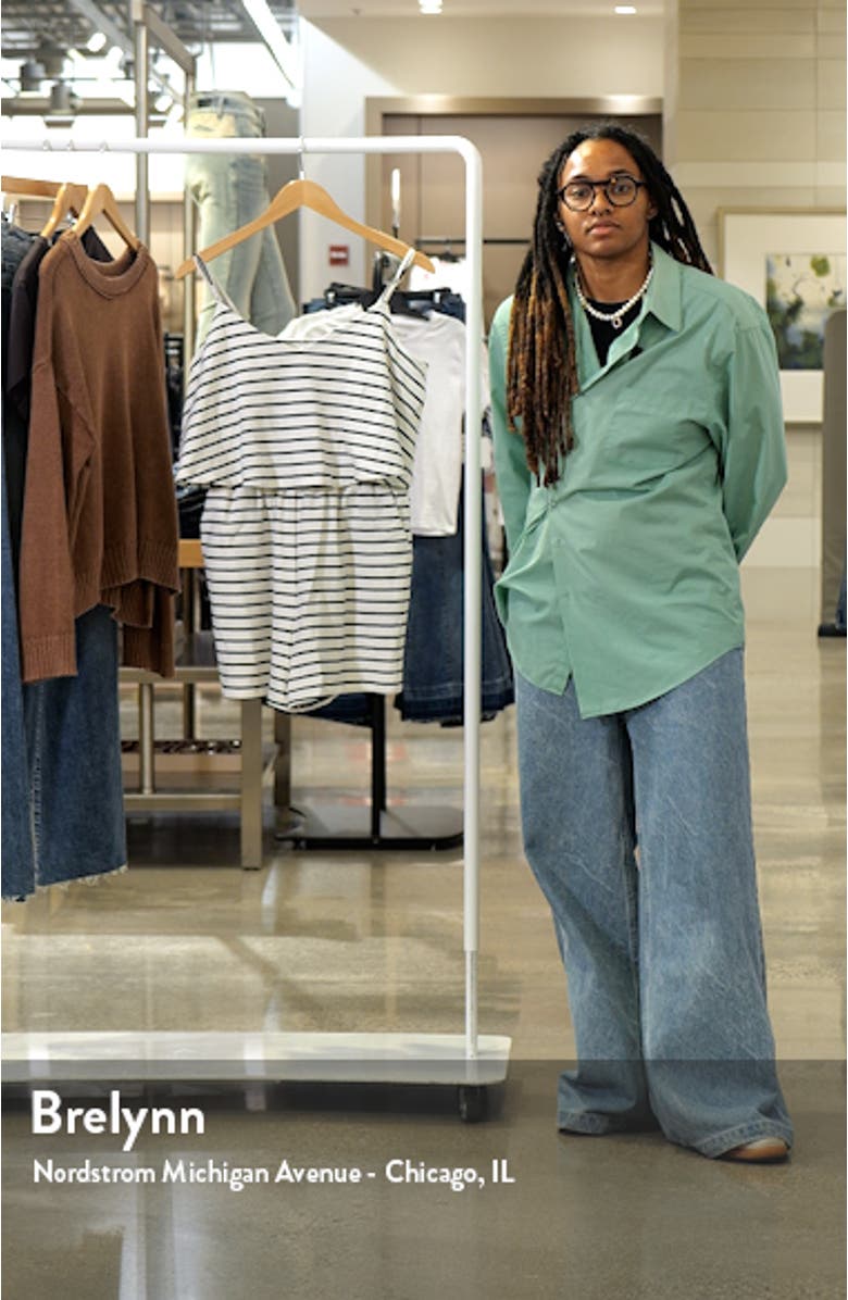 Stripe Sleeveless Romper, sales video thumbnail