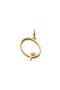  18K Gold Vermeil / Diamond Q