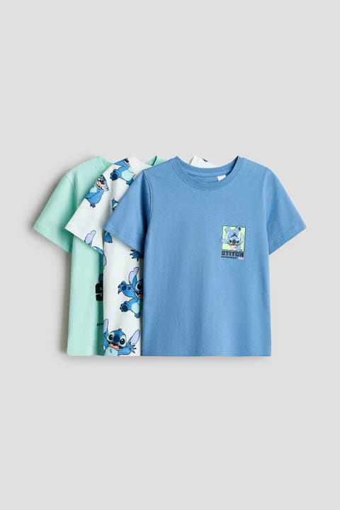 3-pack Printed T-shirts