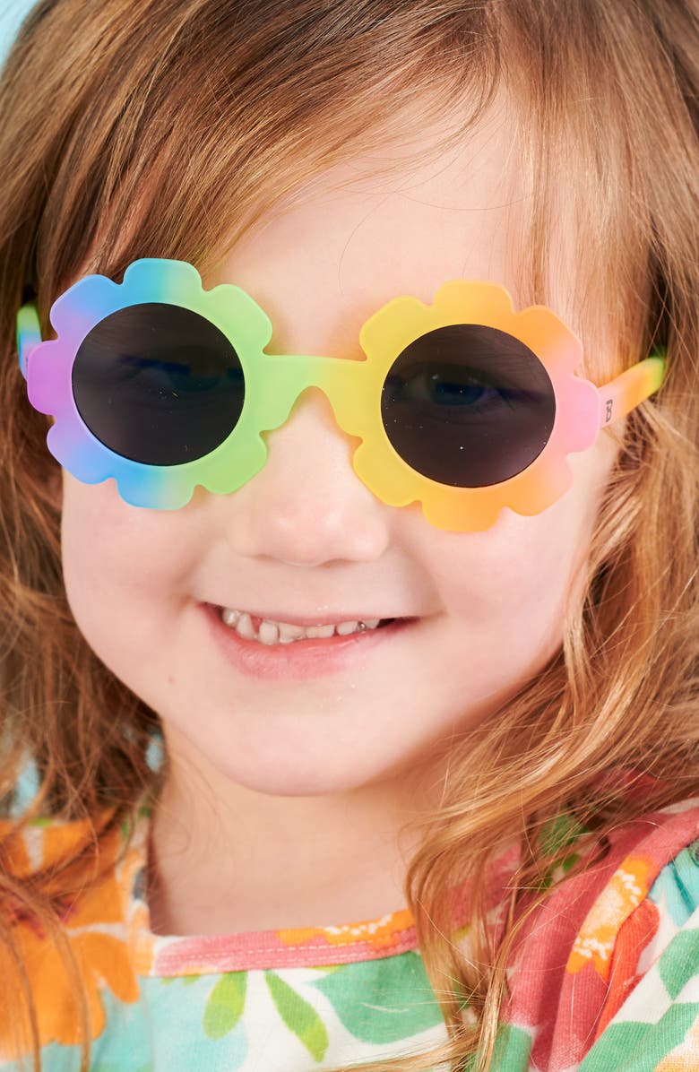 Babiators Kids' Flower Power Sunglasses, Alternate, color, Rad Rainbow