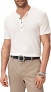 John Varvatos Egon Texture Knit Short Sleeve Henley