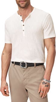 John Varvatos Egon Texture Knit Short Sleeve Henley