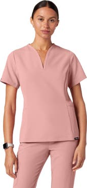 JAANUU Calix Women's 2-Pocket Tailored V-Neck Scrub Top