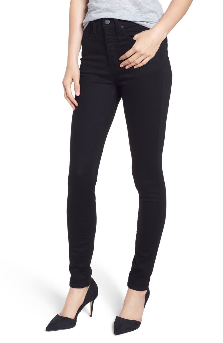 Caslon<sup>®</sup> Sierra High Waist Skinny Jeans, Main, color,