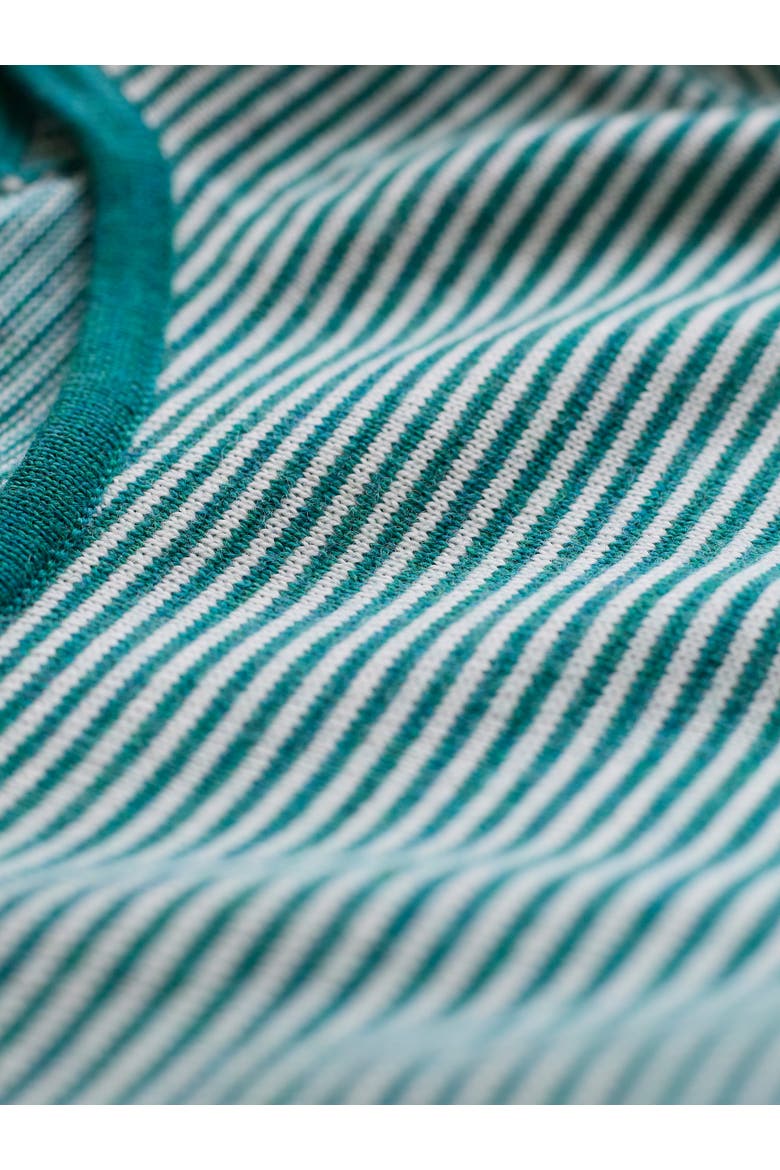 Merino Fine Knit Boat Neck Sweater, Alternate, color, ICELANDIC MICROSTRIPE