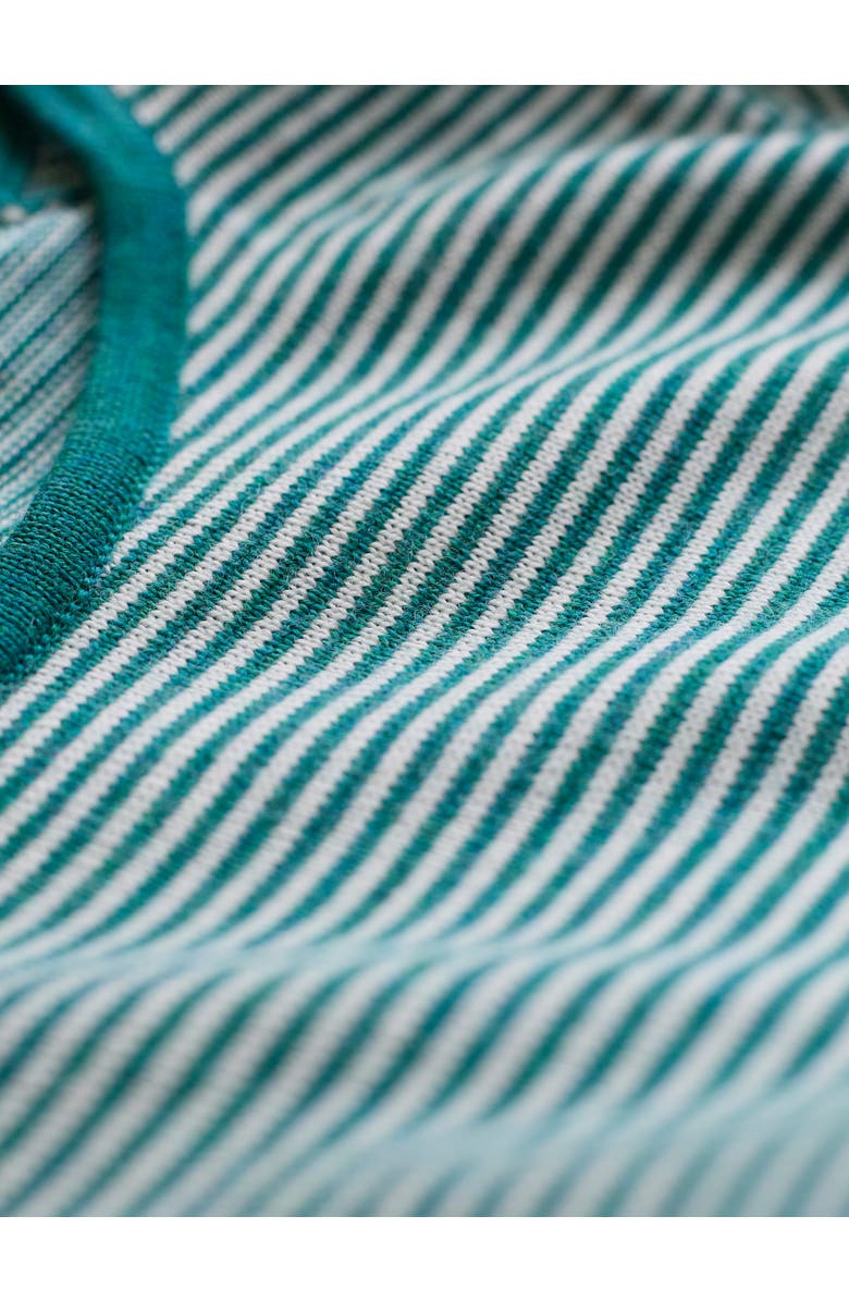 Celtic & Co. Merino Fine Knit Boat Neck Sweater, Alternate, color, Icelandic Microstripe