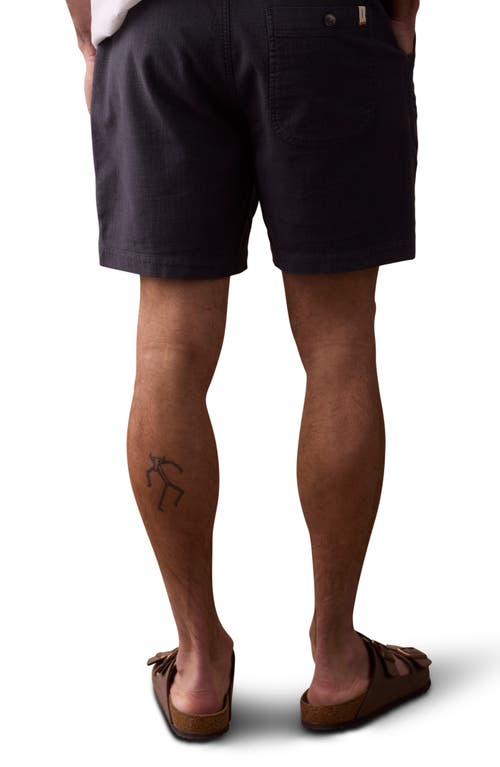 The Normal Brand Texstretch Summer Drawstring Stretch Cotton Shorts In Storm