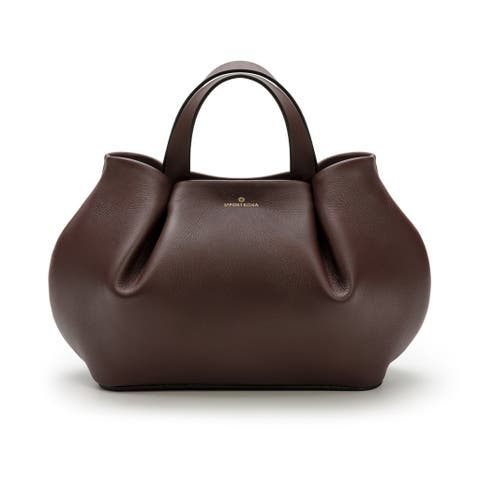 Isabela Shoulder Bag Sculpted From Full Grain Leather