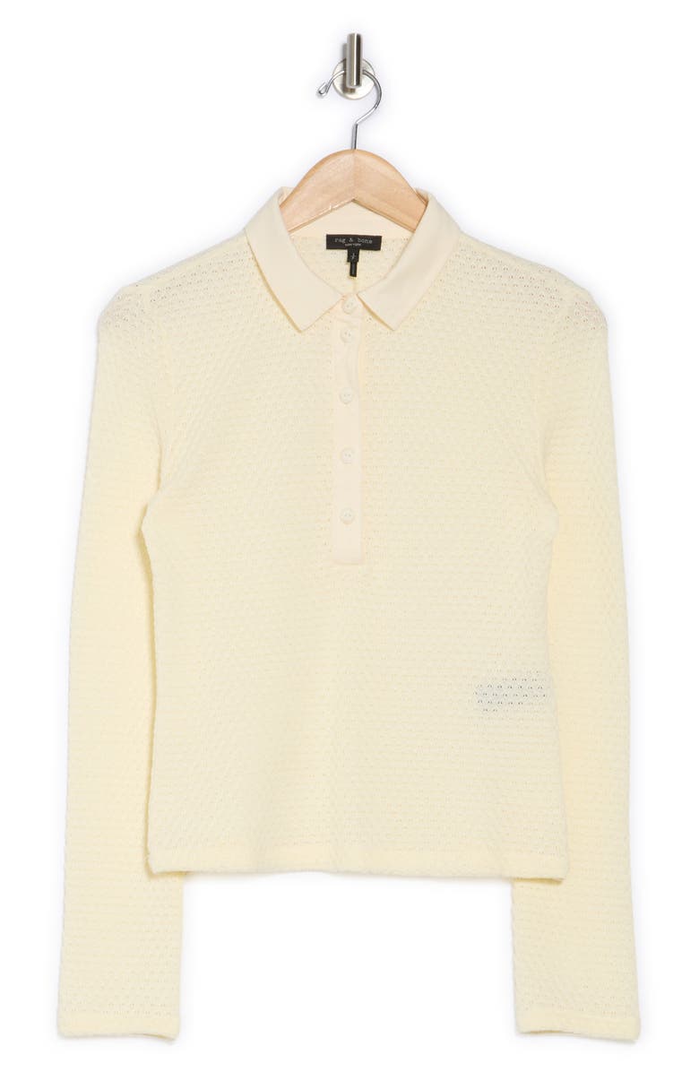 Carine Open Stitch Polo