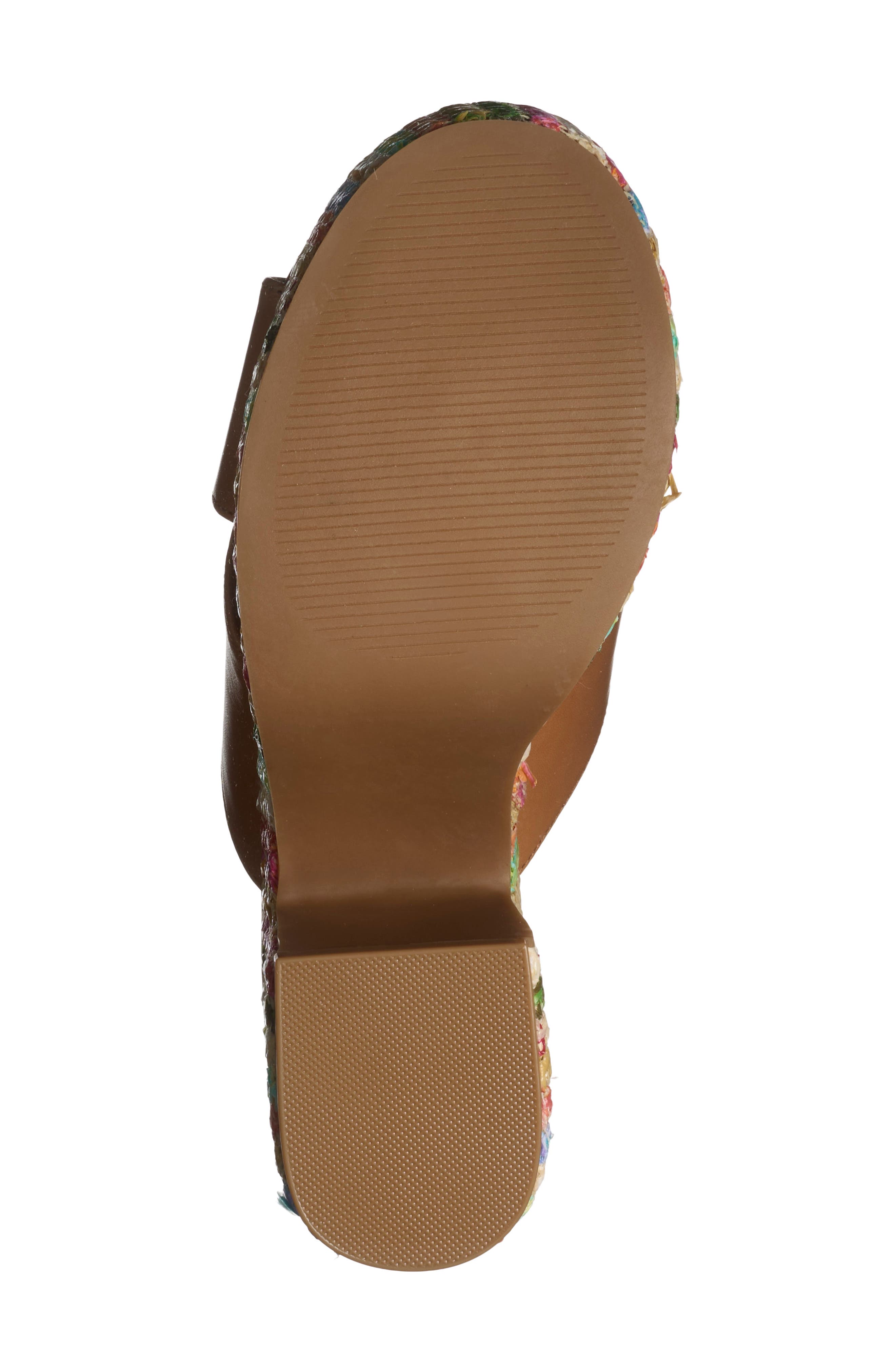 Truthful Raffia Platform Sandal, Alternate, color, BRIGHT MULTI
