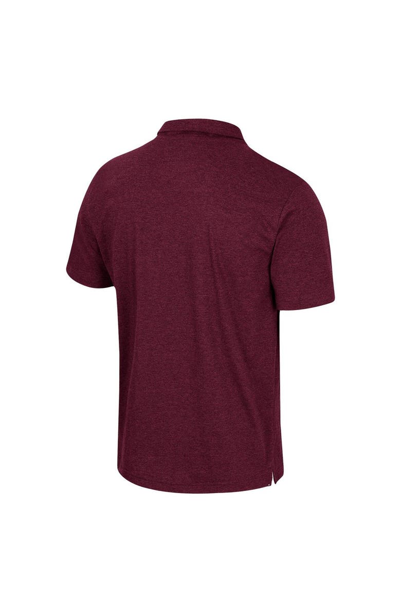 COLOSSEUM Men's Colosseum  Maroon Mississippi State Bulldogs No Problemo Polo, Alternate, color, Maroon