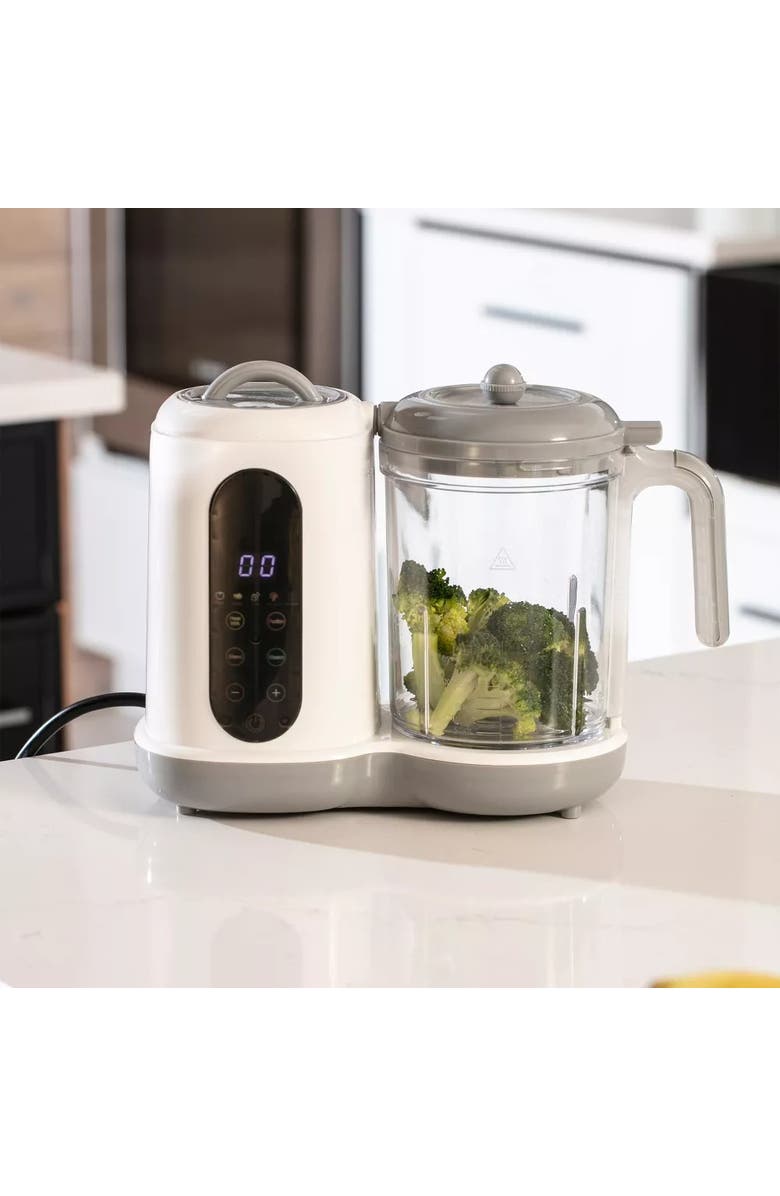 Sperric Compact Baby Food Steamer and Blender, Alternate, color, White