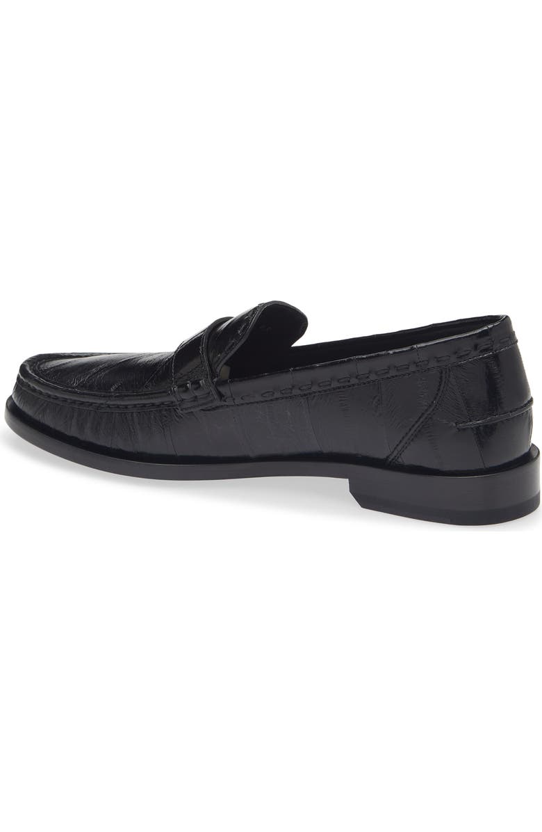 Fendi FF Metal Loafer, Alternate, color, Nero