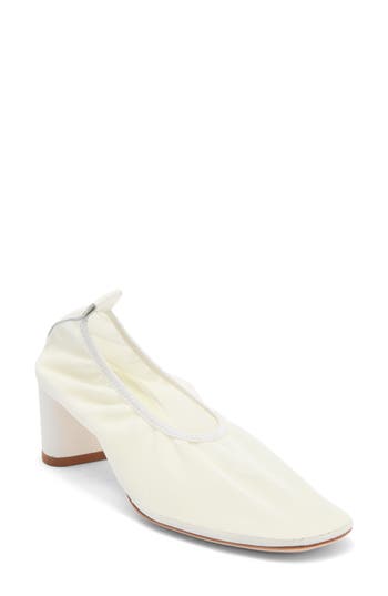 Reformation Betsy Illusion Mesh Pump In White
