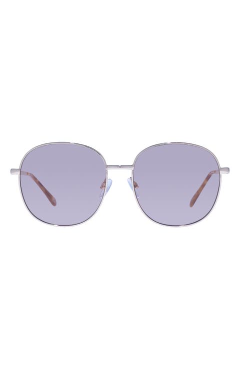 Atria 50mm Gradient Round Sunglasses