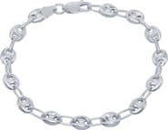 Donatello Gian Sterling Silver Fancy Anklet
